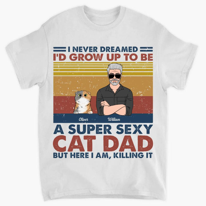Personalized T-shirt - Gift For Dad - The Ultimate Cat Dad ARND037