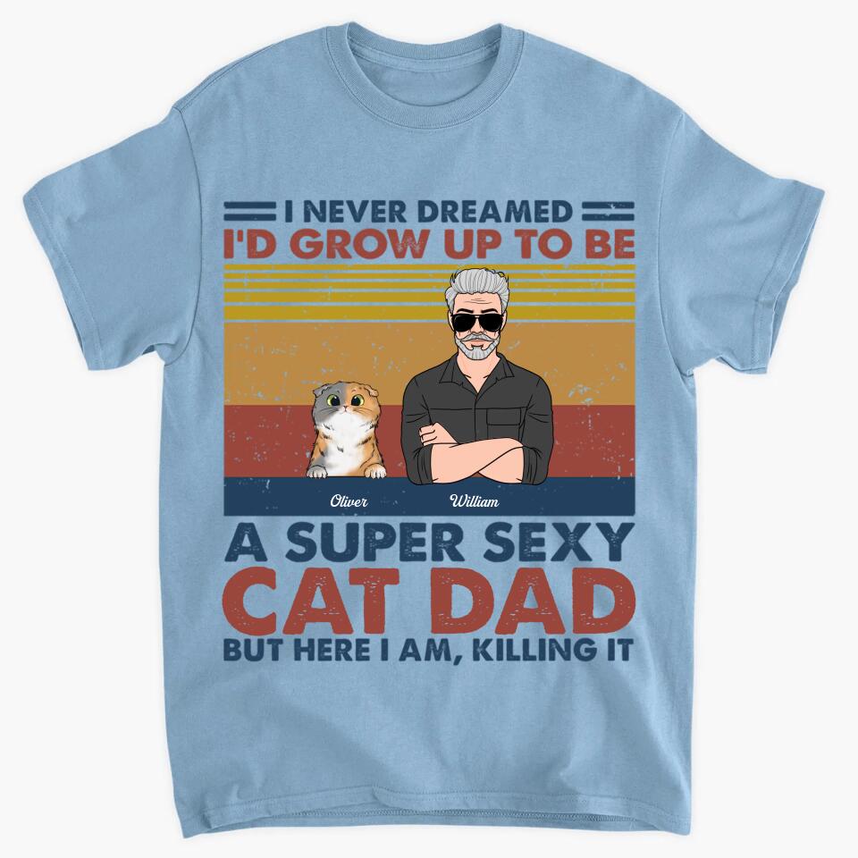 Personalized T-shirt - Gift For Dad - The Ultimate Cat Dad ARND037
