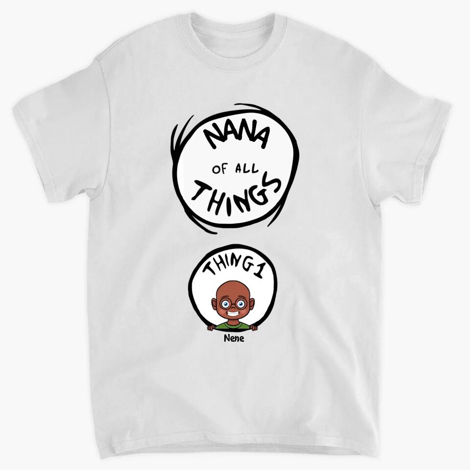 Personalized T-shirt - Gift For Grandma - Grandma Of All Things ARND036