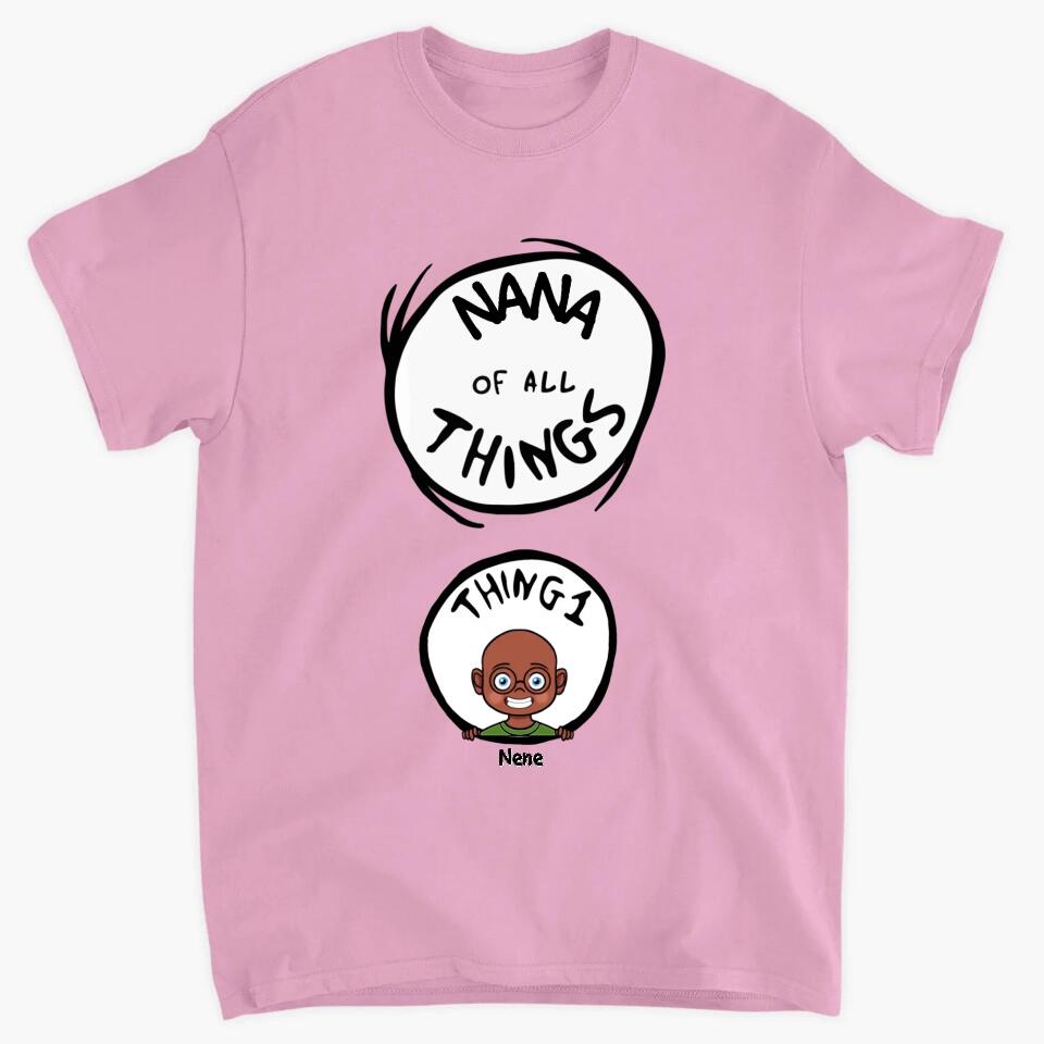 Personalized T-shirt - Gift For Grandma - Grandma Of All Things ARND036