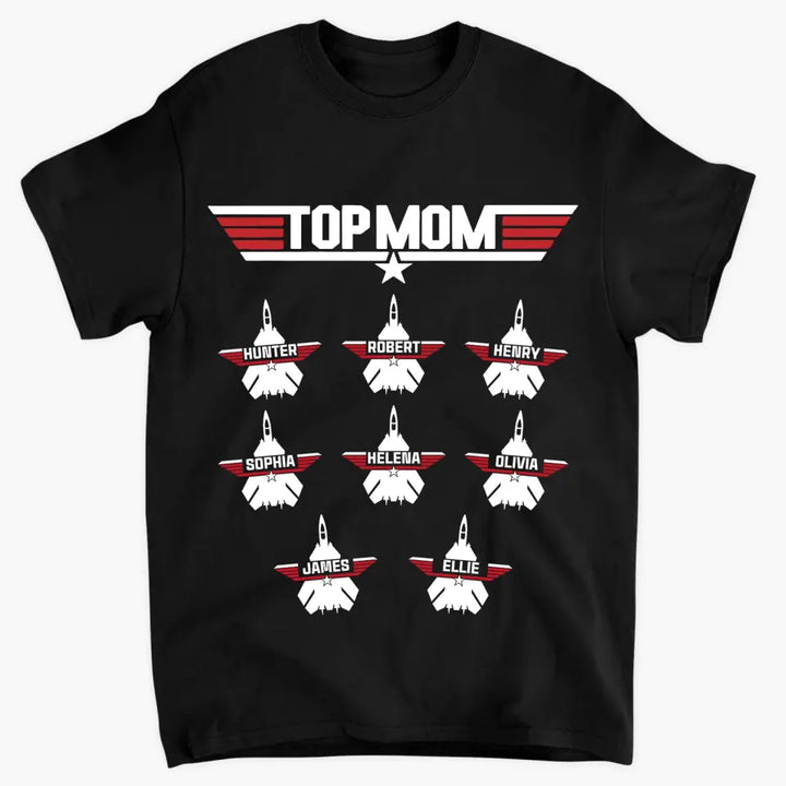 Personalized T-shirt - Gift For Mom - Top Mom ARND0014