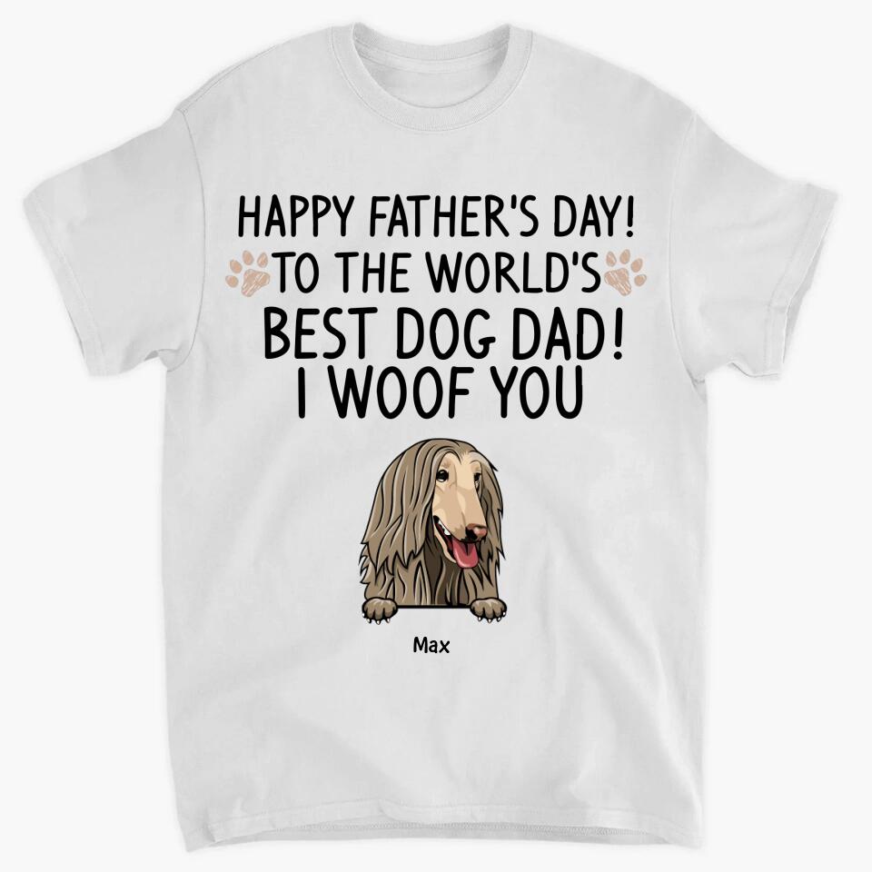 Personalized T-shirt - Gift For Dog Lovers - We Woof You ARND036