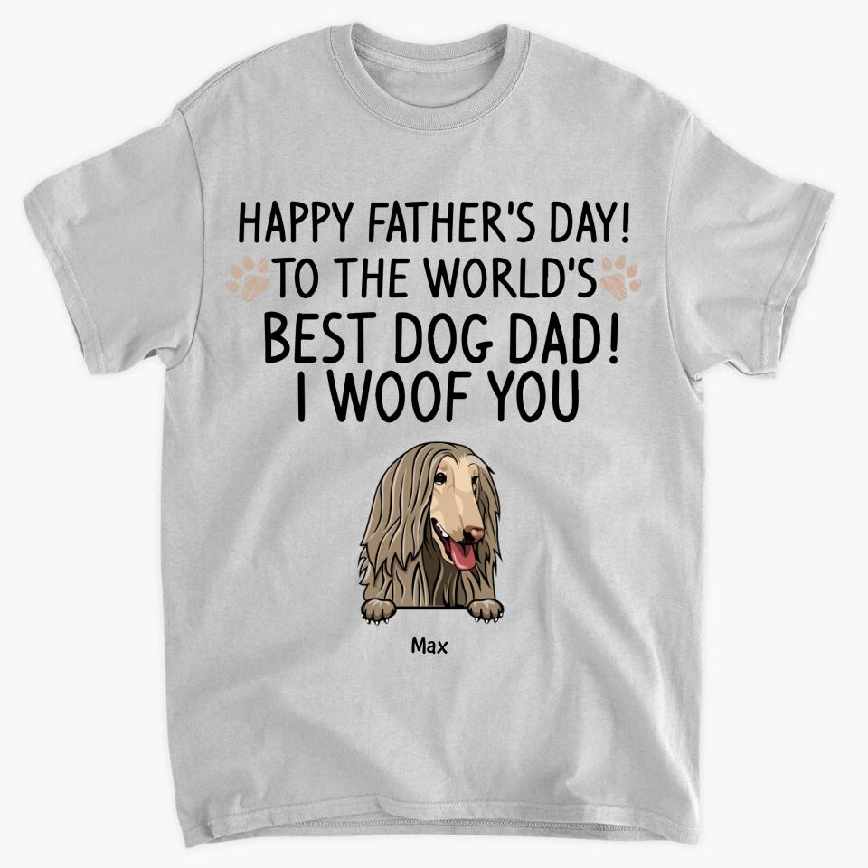 Personalized T-shirt - Gift For Dog Lovers - We Woof You ARND036