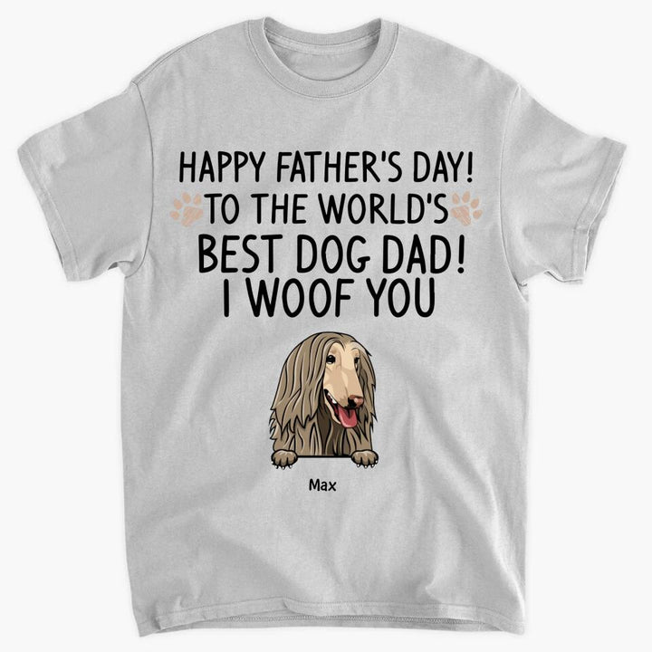 Personalized T-shirt - Gift For Dog Lovers - We Woof You ARND036