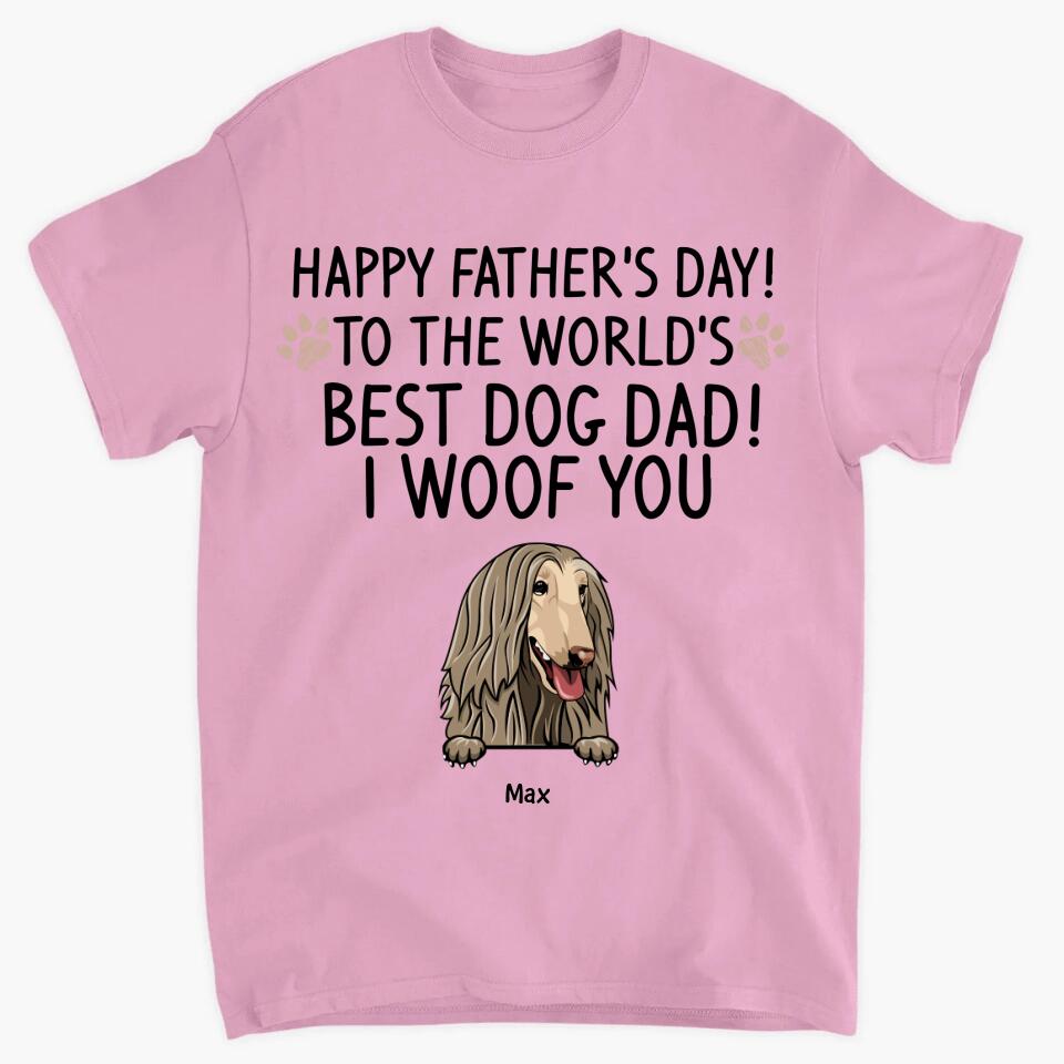 Personalized T-shirt - Gift For Dog Lovers - We Woof You ARND036