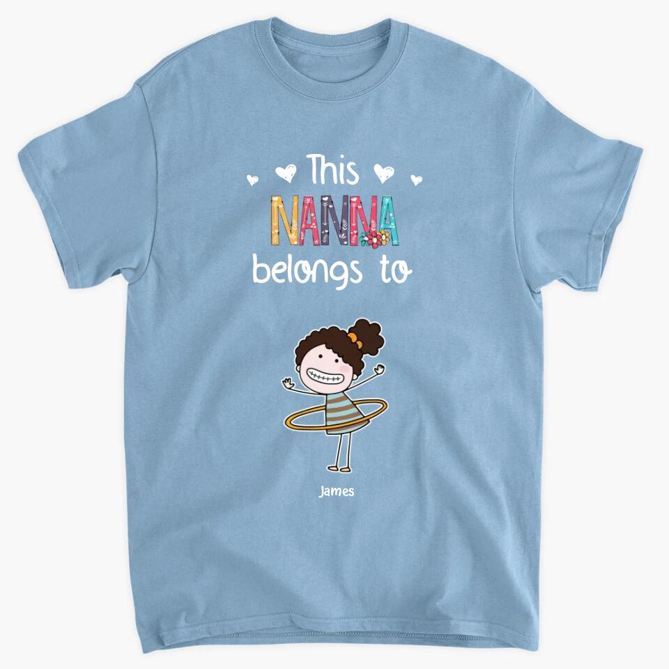 Personalized T-shirt - Gift For Grandma - This Grandma Belongs To ARND036