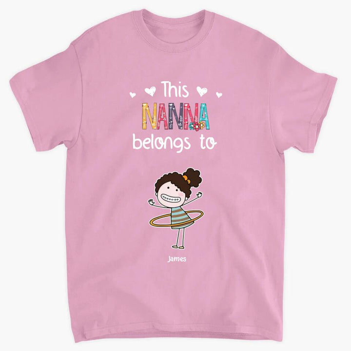 Personalized T-shirt - Gift For Grandma - This Grandma Belongs To ARND036