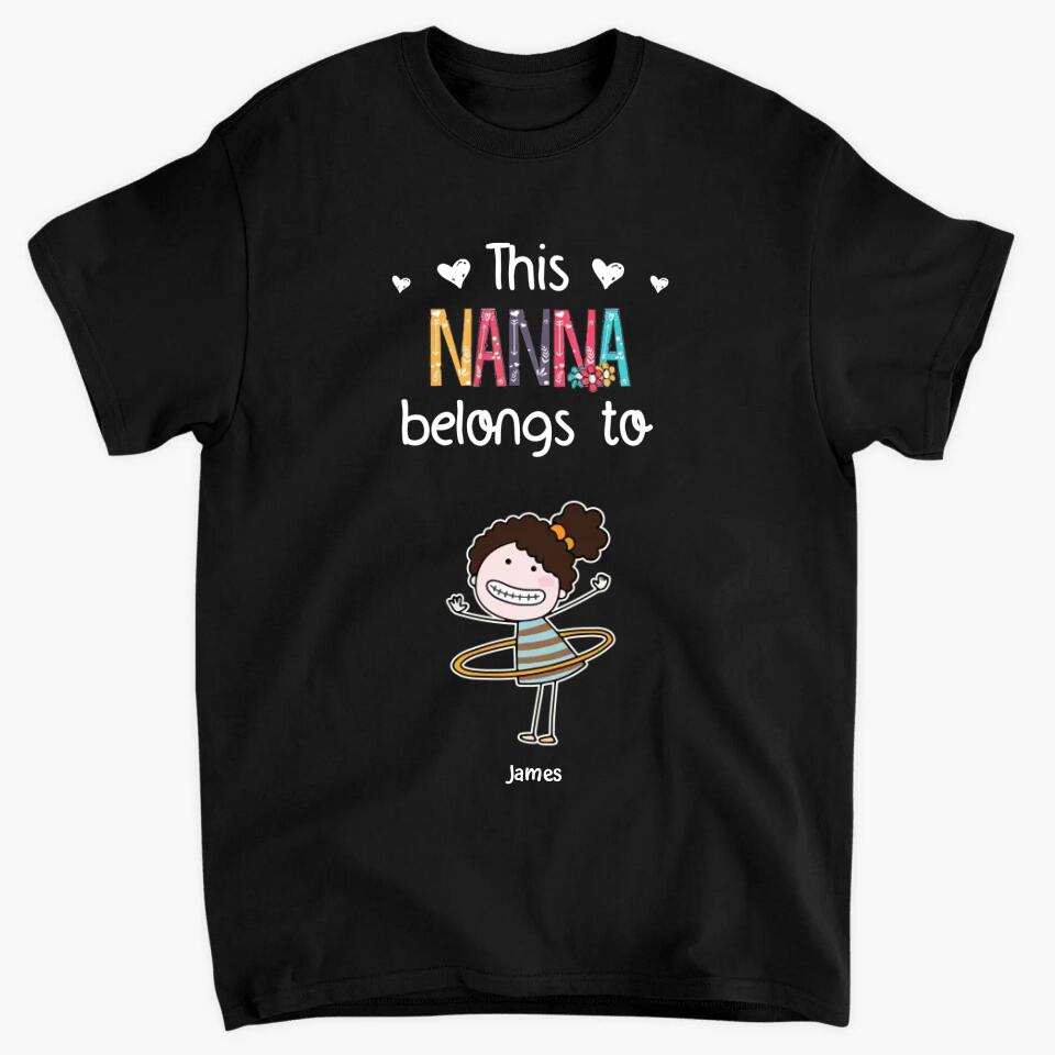 Personalized T-shirt - Gift For Grandma - This Grandma Belongs To ARND036