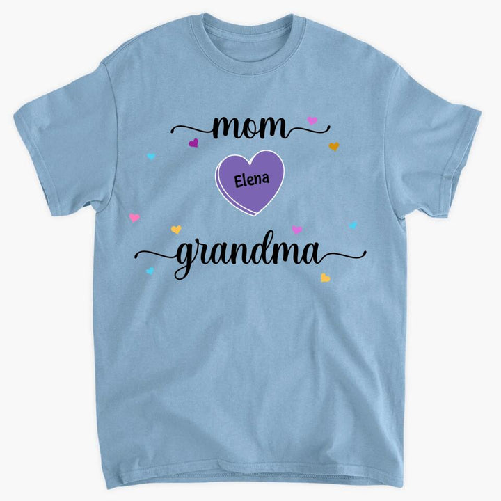 Personalized T-shirt - Gift For Grandma & Mom - Mom Grandma & Grandkids ARND036