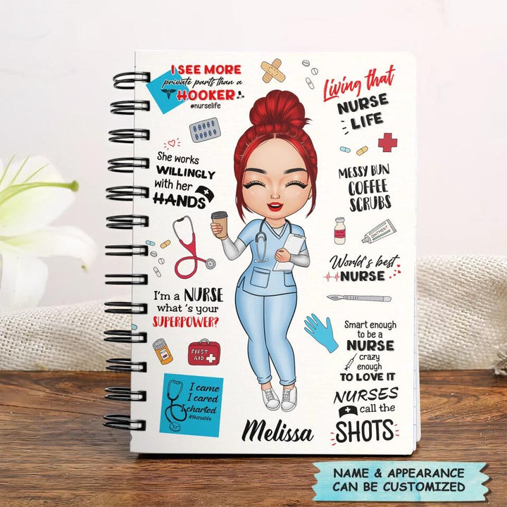 Personalized Spiral Journal - Gift For Nurse - World's Best Nurse ARND005