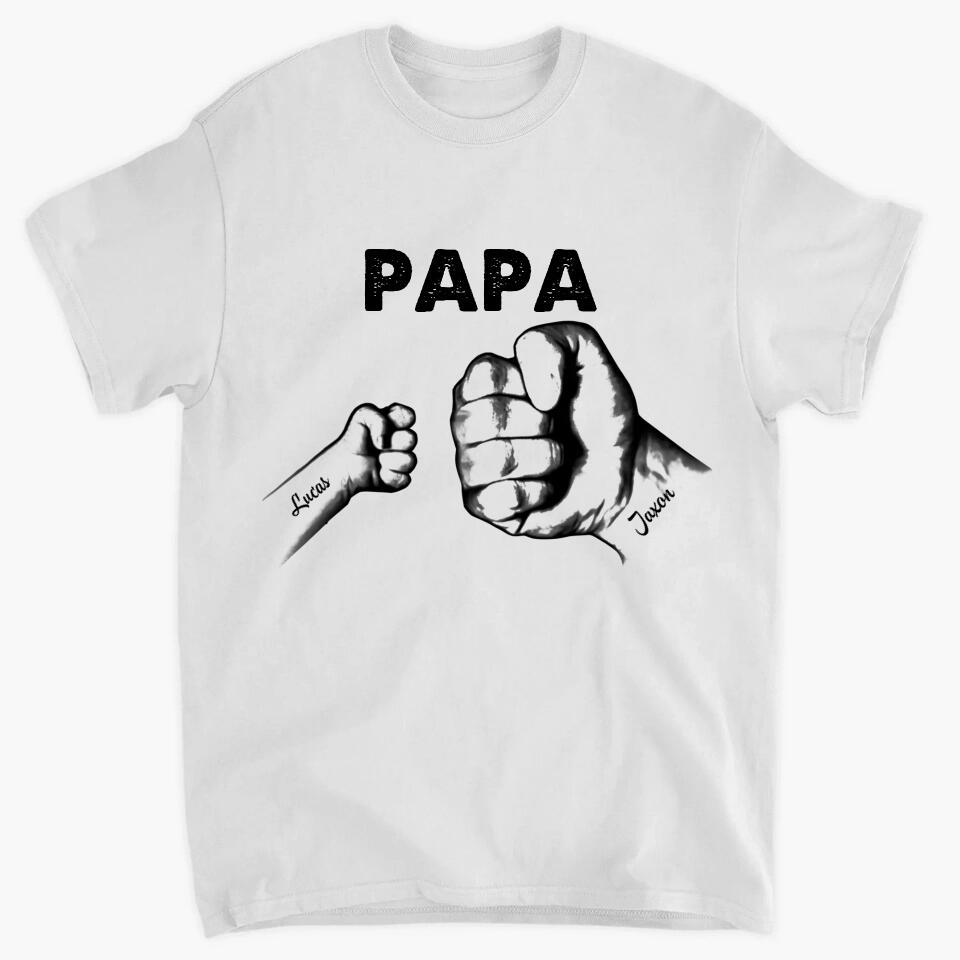 This Grandpa Belongs To - Custom T-shirt - Father's Day Gift