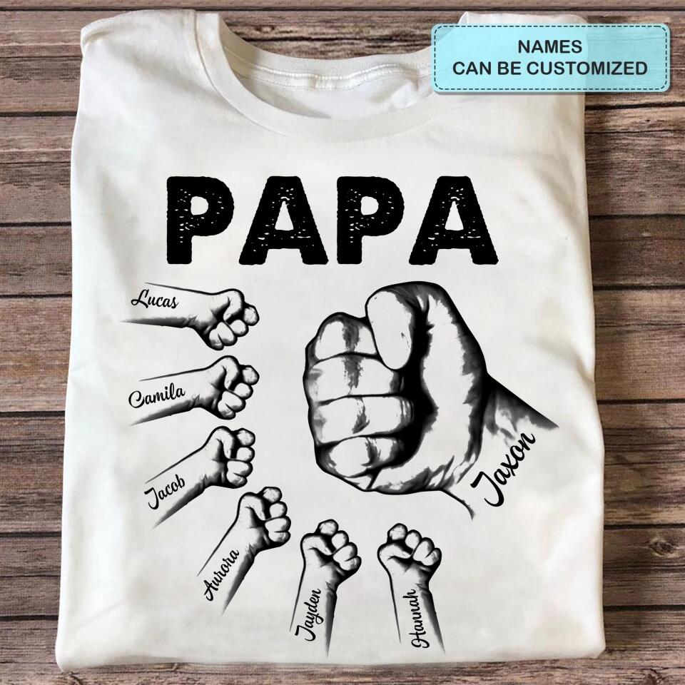 This Grandpa Belongs To - Custom T-shirt - Father's Day Gift