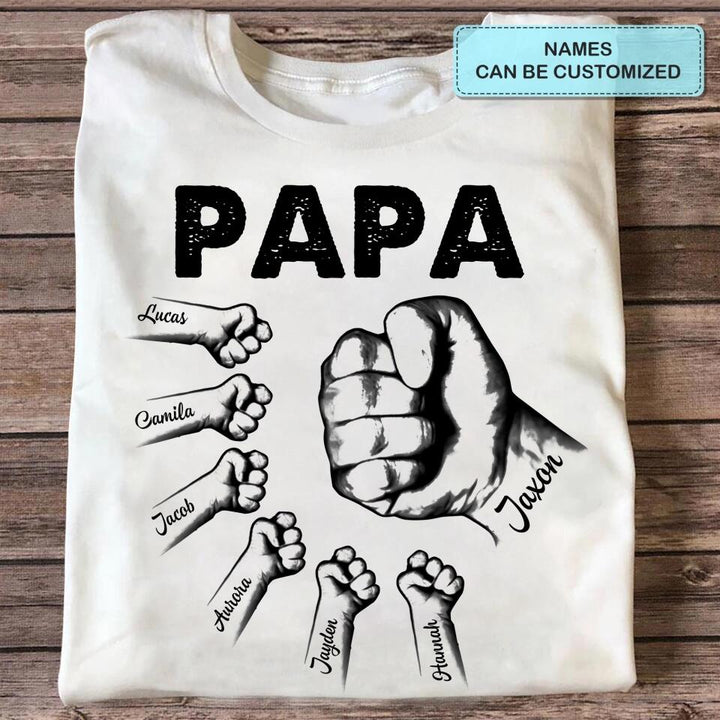 This Grandpa Belongs To - Custom T-shirt - Father's Day Gift