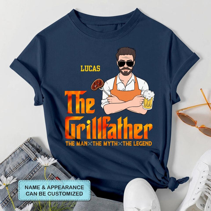The GrillFather - Custom T-shirt - Father's Day Gift