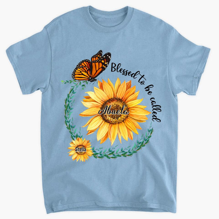 Personalized T-shirt - Mother's Day Gift For Mom, Grandma - Blessed To Be Called Grandma ARND036