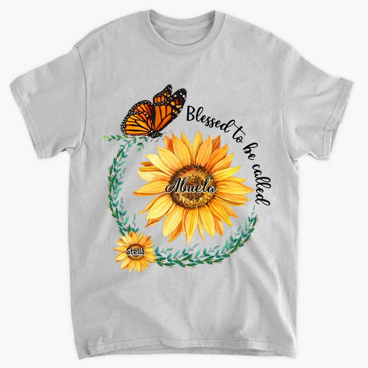 Personalized T-shirt - Mother's Day Gift For Mom, Grandma - Blessed To Be Called Grandma ARND036