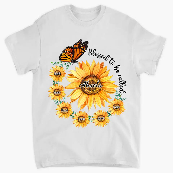 Personalized T-shirt - Mother's Day Gift For Mom, Grandma - Blessed To Be Called Grandma ARND036