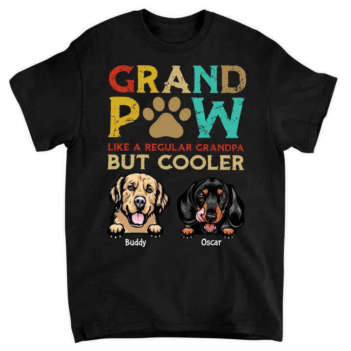 Personalized T-shirt - Father's Day Gift For Dad, Grandpa - GrandPaw ARND036