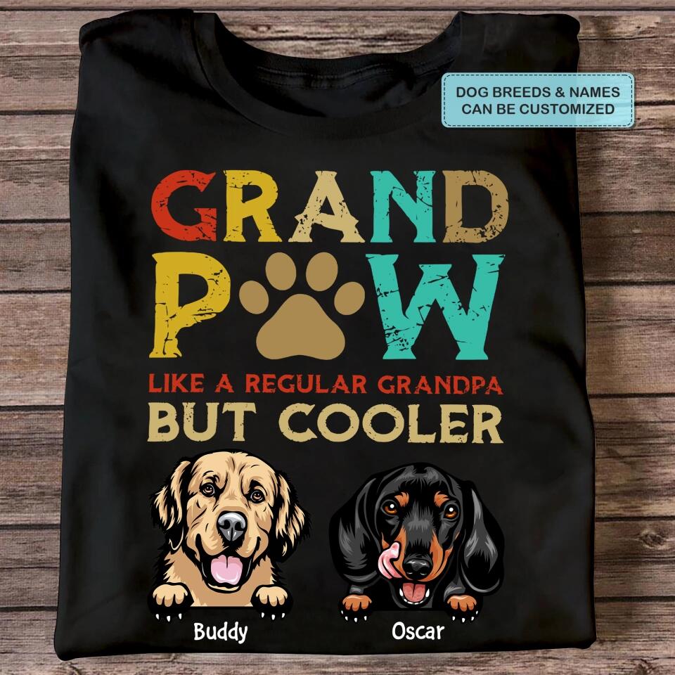 Personalized T-shirt - Father's Day Gift For Dad, Grandpa - GrandPaw ARND036