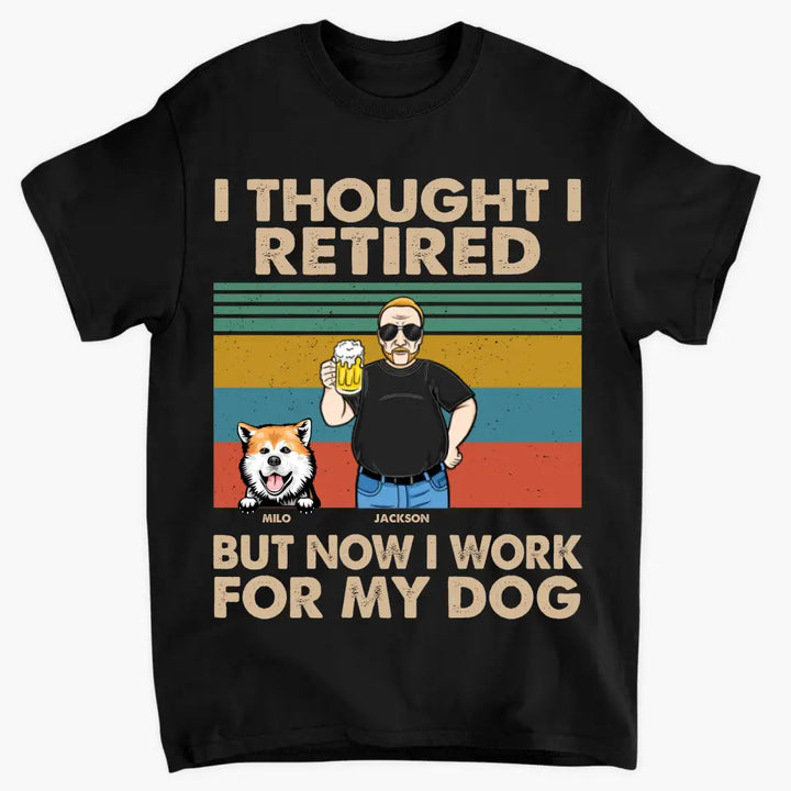 Personalized T-shirt - Retirement, Father's Day Gift For Dad, Grandpa -  I Thought I Retired ARND018