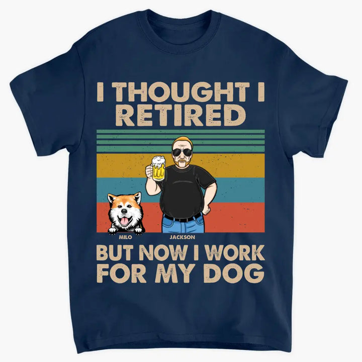 Personalized T-shirt - Retirement, Father's Day Gift For Dad, Grandpa -  I Thought I Retired ARND018