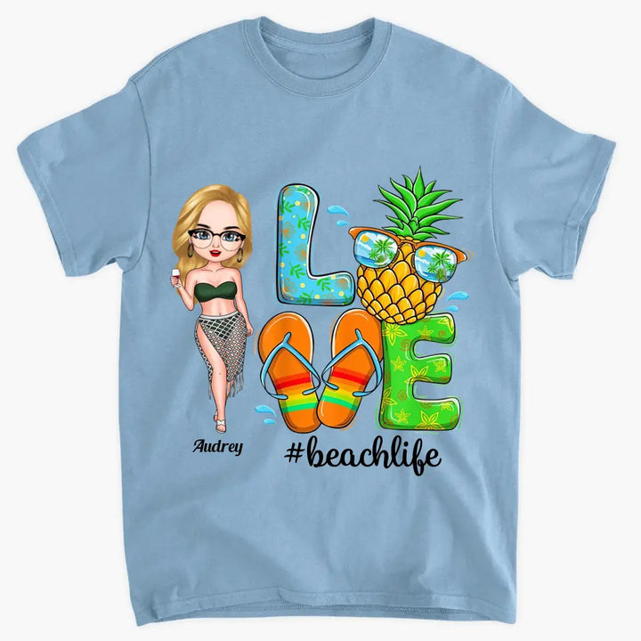 Personalized T-shirt - Birthday Gift For Beach Lover - Love Beach Life ARND018