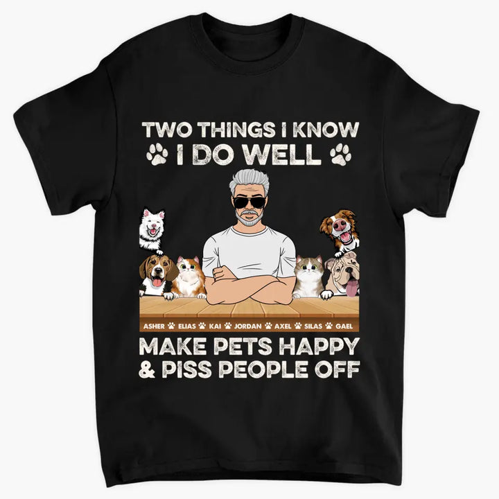 Personalized T-shirt - Father's Day, Birthday Gift For Dad, Grandpa - Two Things I Know I Do Well ARND005