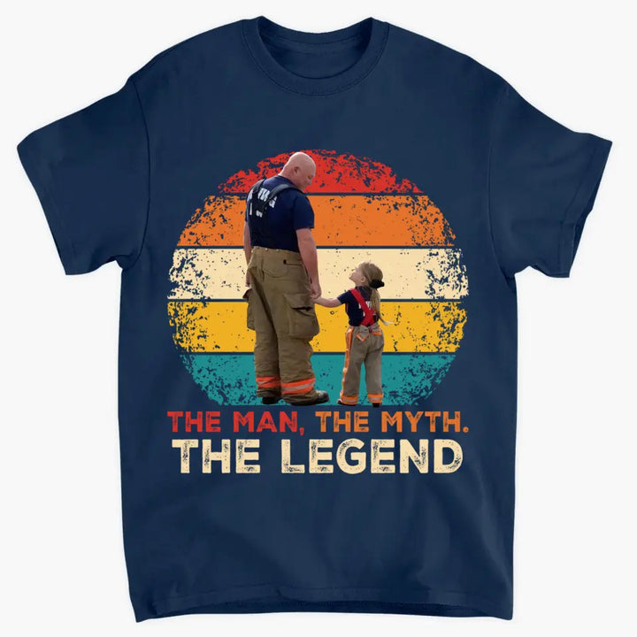 Personalized T-shirt - Father's Day, Birthday Gift For Dad, Grandpa - The Man The Myth The Legend ARND0014