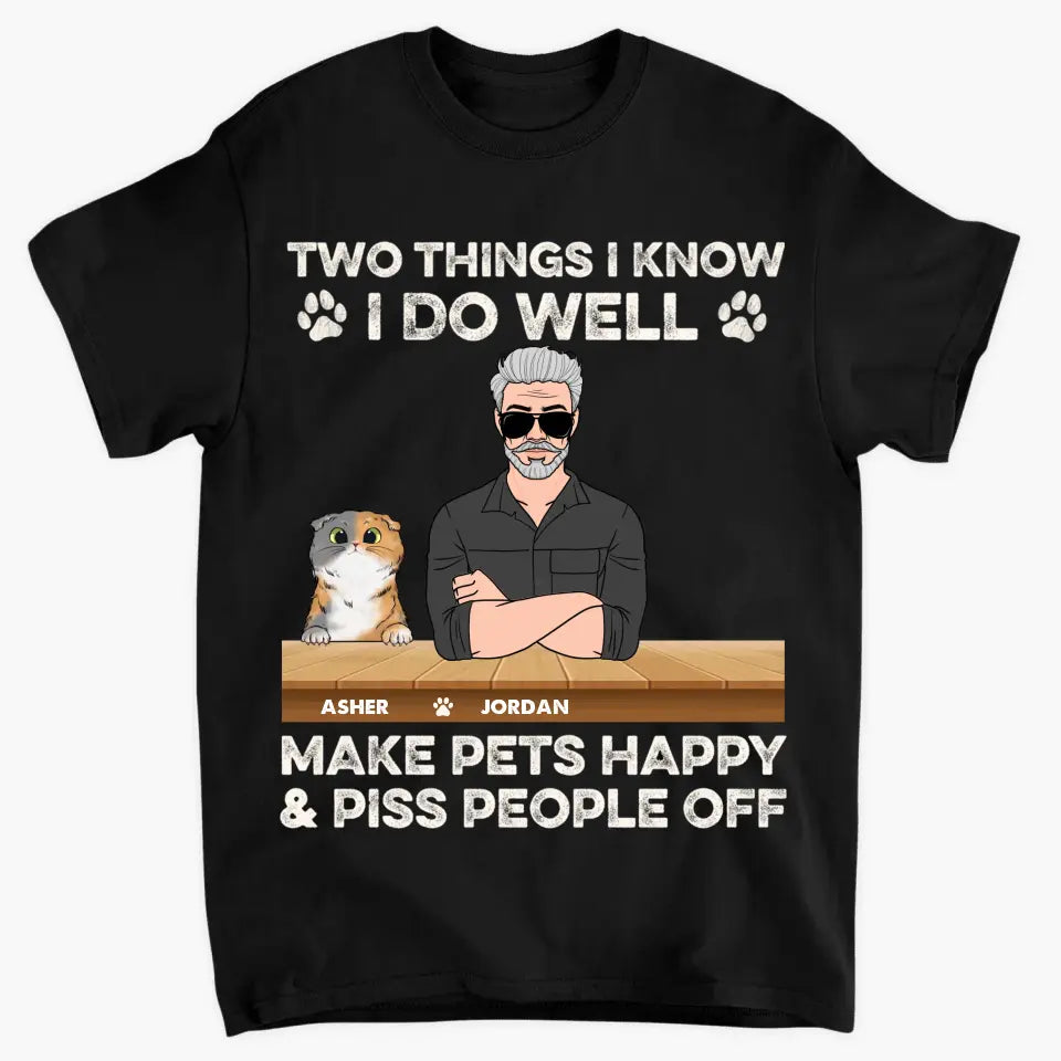 Personalized T-shirt - Father's Day, Birthday Gift For Dad, Grandpa - Two Things I Know I Do Well ARND005