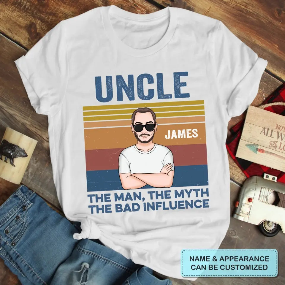 The Bad Influence - Personalized T-shirt - Father's Day Gift