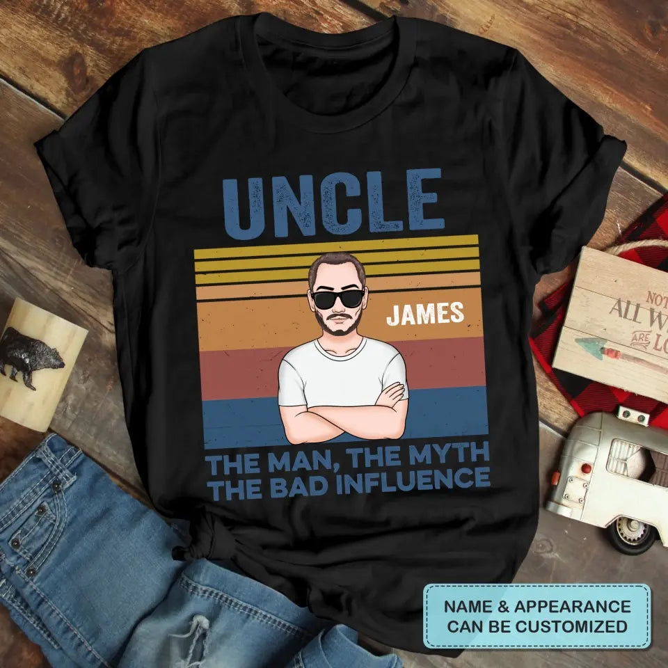 The Bad Influence - Personalized T-shirt - Father's Day Gift