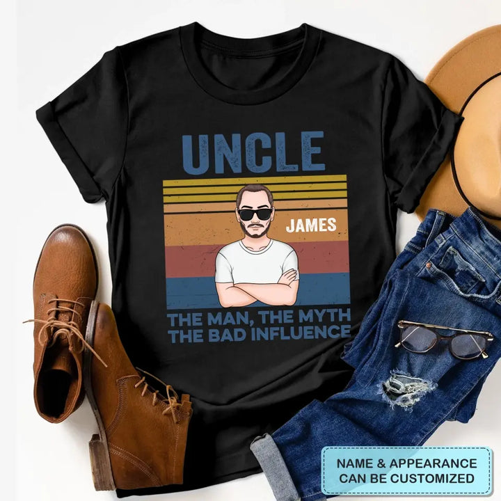 The Bad Influence - Personalized T-shirt - Father's Day Gift
