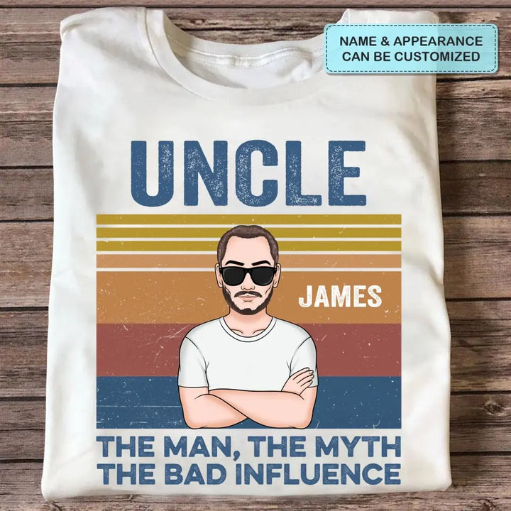 The Bad Influence - Personalized T-shirt - Father's Day Gift