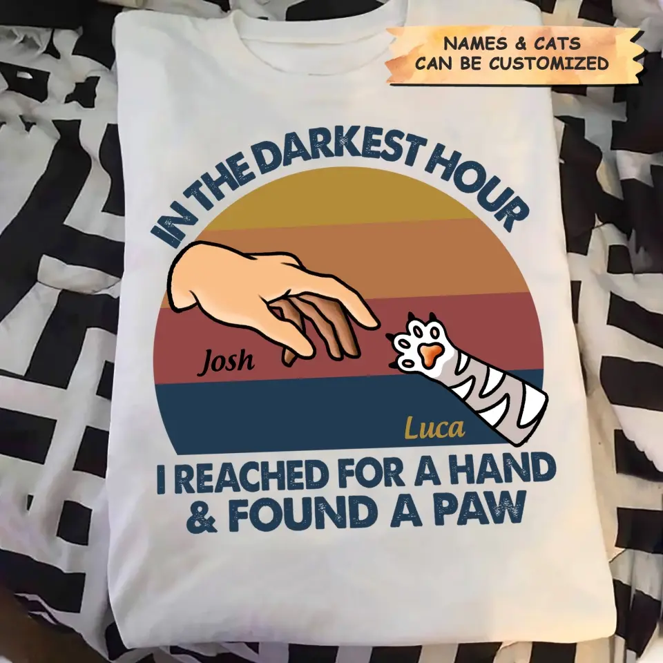 Personalized T-shirt - Birthday Gift For Cat Lover, Cat Dad, Cat Mom - Best Cat Dad Ever ARND0014