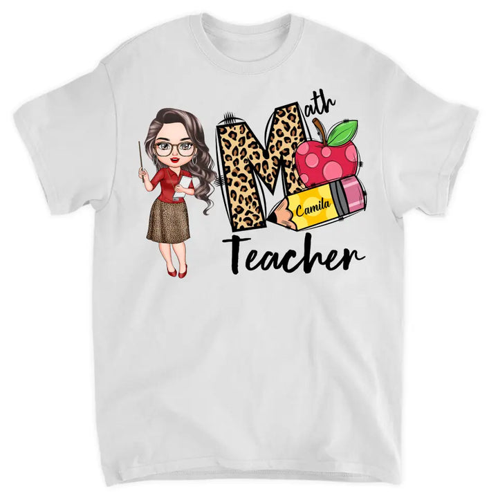 Personalized T-shirt - Birthday, Teacher's Day Gift For Teacher - Math Teacher ARND005