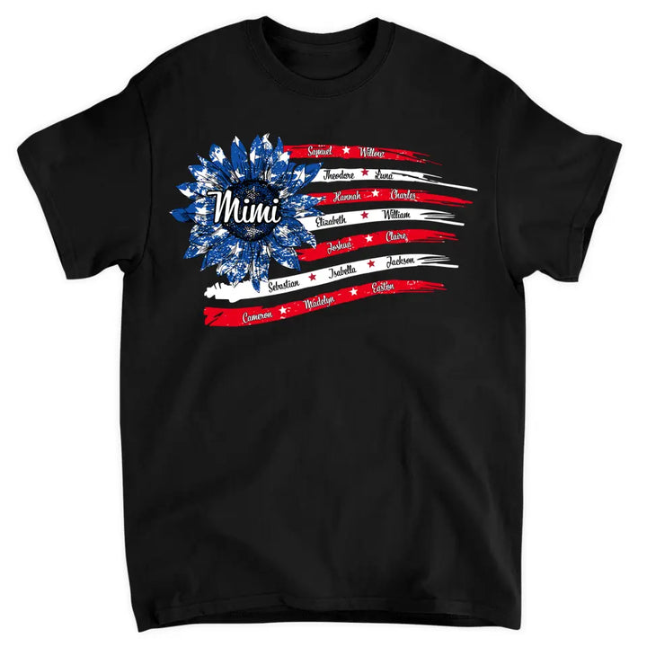 Personalized T-shirt - Mother's Day, Independence Day Gift For Mom, Grandma - Grandma 4th Of July ARND0014