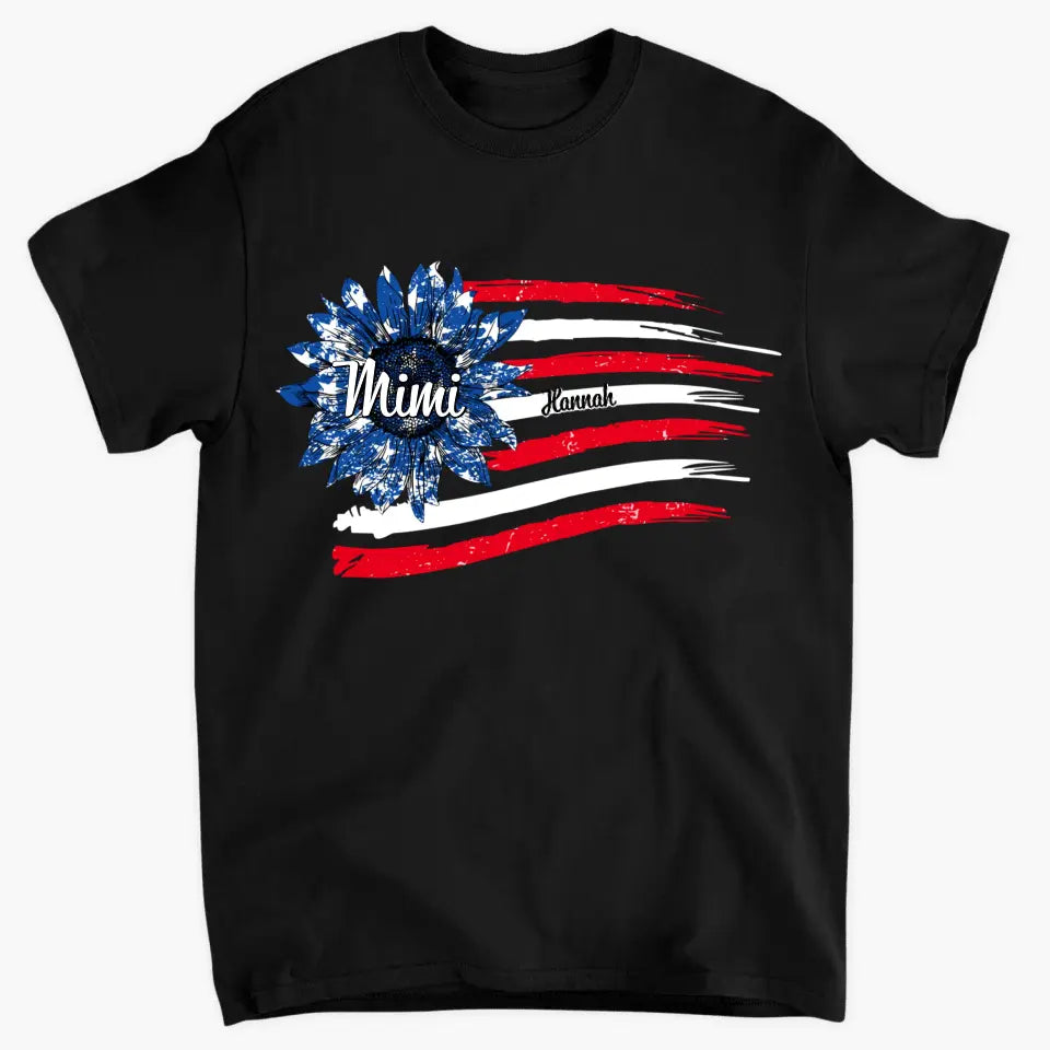 Personalized T-shirt - Mother's Day, Independence Day Gift For Mom, Grandma - Grandma 4th Of July ARND0014