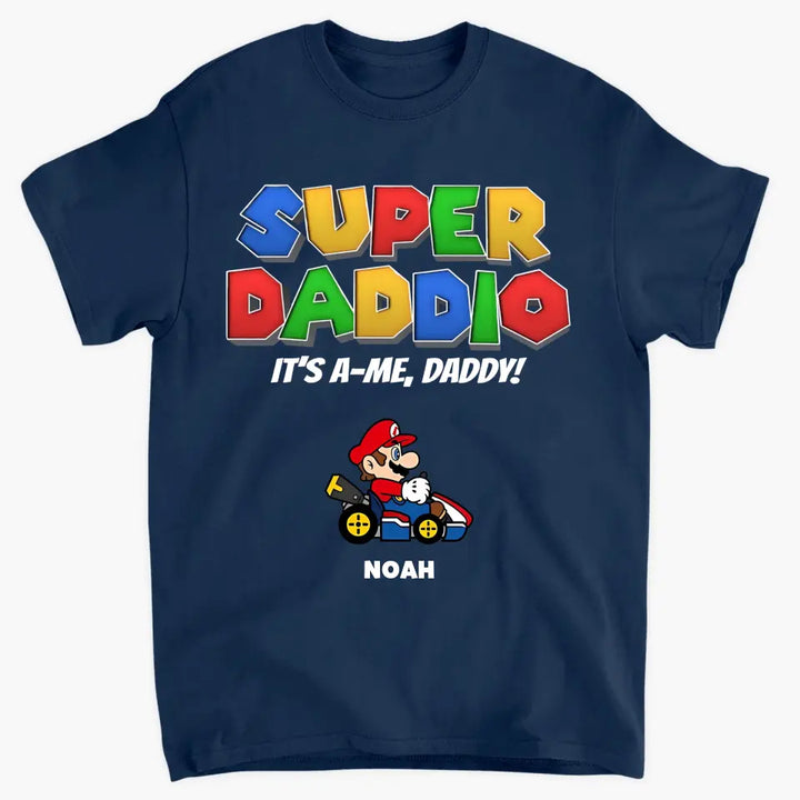 Personalized T-shirt - Father's Day, Birthday Gift For Dad - Super Daddio ARND036