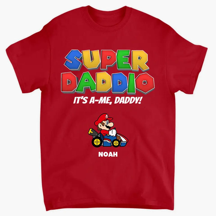 Personalized T-shirt - Father's Day, Birthday Gift For Dad - Super Daddio ARND036