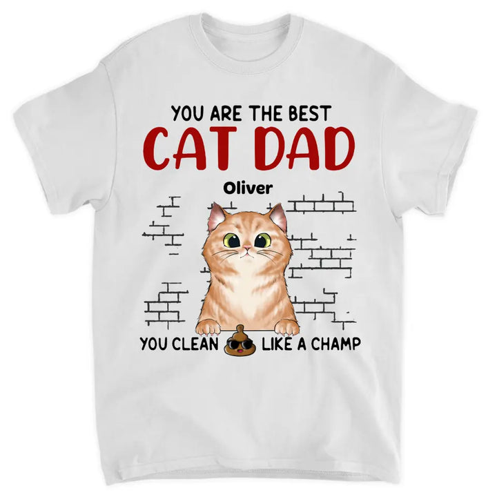 Personalized T-shirt - Father's Day, Birthday For Dad, Cat Dad, Cat Lover - Cat Dad ARND049