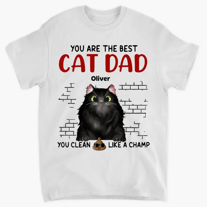 Personalized T-shirt - Father's Day, Birthday For Dad, Cat Dad, Cat Lover - Cat Dad ARND049