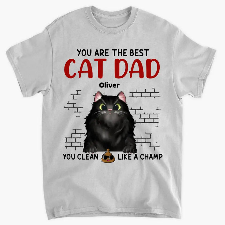 Personalized T-shirt - Father's Day, Birthday For Dad, Cat Dad, Cat Lover - Cat Dad ARND049