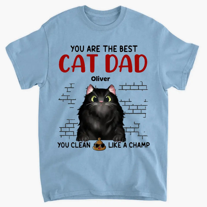 Personalized T-shirt - Father's Day, Birthday For Dad, Cat Dad, Cat Lover - Cat Dad ARND049