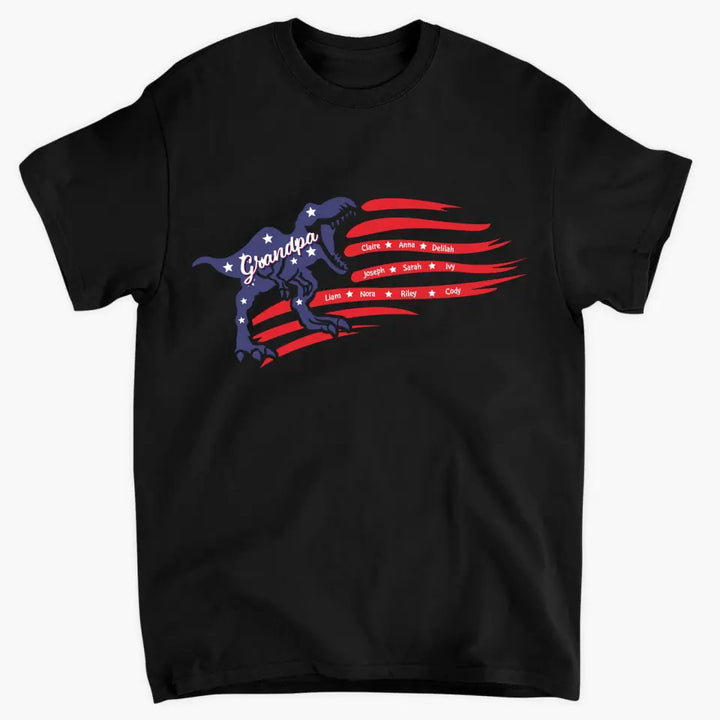 Personalized T-shirt - Father's Day, 4th Of July, Birthday Gift For Dad, Grandpa - American Daddy