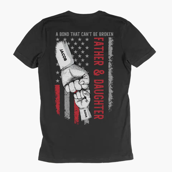 Personalized T-Shirt - Father's Day, Birthday Gift For Dad, Grandpa - Father And Chilren A Bond That Can't Be Broken