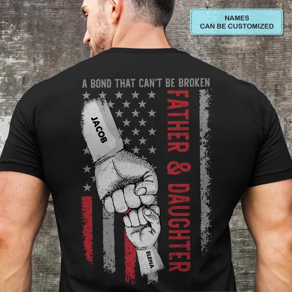 Personalized T-Shirt - Father's Day, Birthday Gift For Dad, Grandpa - Father And Chilren A Bond That Can't Be Broken
