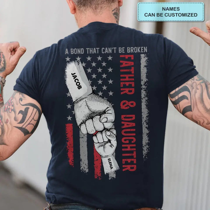 Personalized T-Shirt - Father's Day, Birthday Gift For Dad, Grandpa - Father And Chilren A Bond That Can't Be Broken