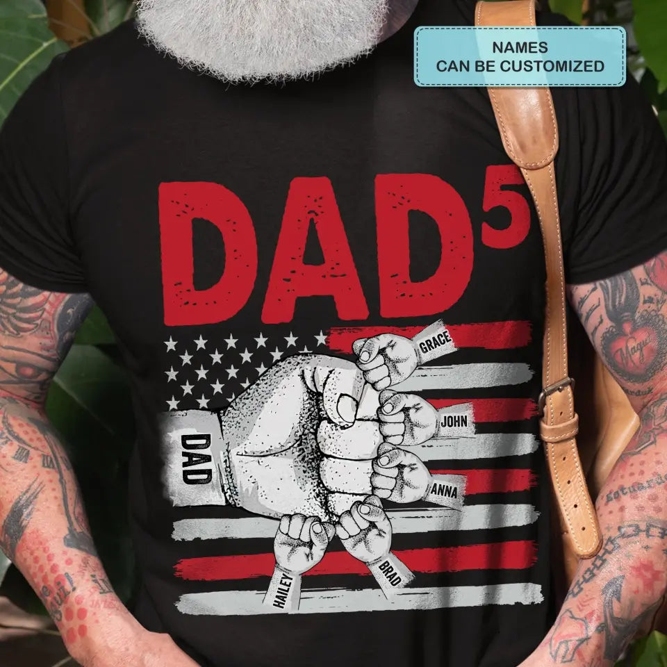 Personalized T-shirt - Father's Day, Birthday Gift For Dad, Grandpa - Our Dad
