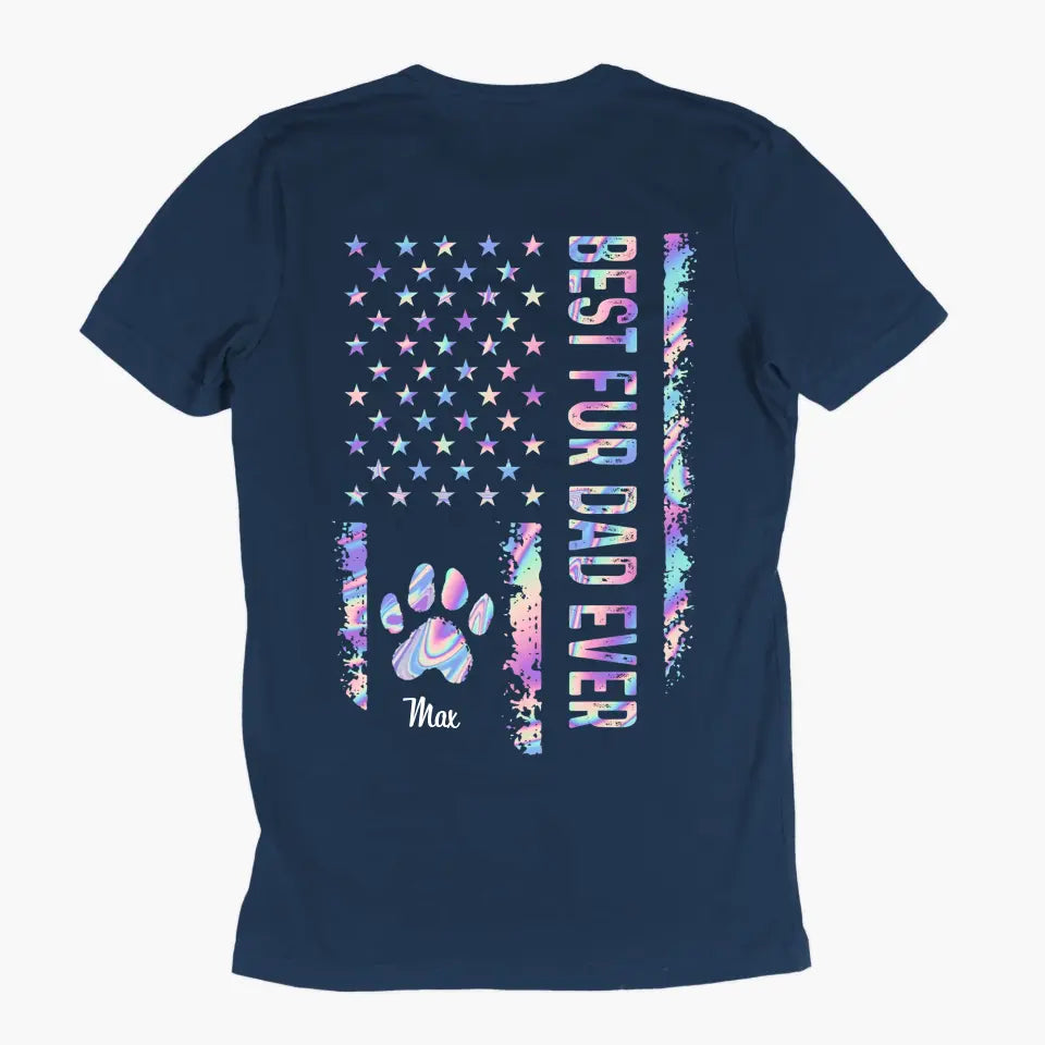 Personalized Custom T-shirt - Father's Day, Birthday Gift For Dad, Grandpa - Best Fur Dad Ever