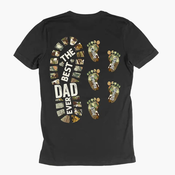 Personalized Custom T-shirt - Father's Day, Birthday Gift For Dad, Grandpa - The Best Papa Ever